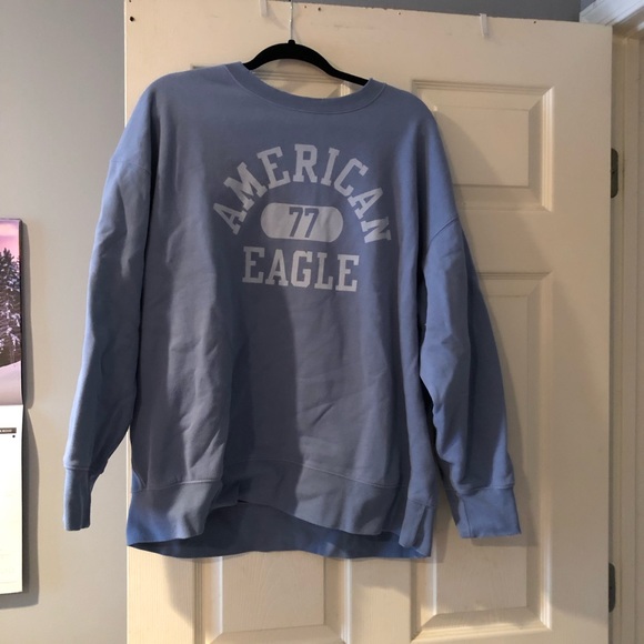American Eagle Outfitters Sweaters - Women's American Eagle Blue Crewneck Fleece Size XL
